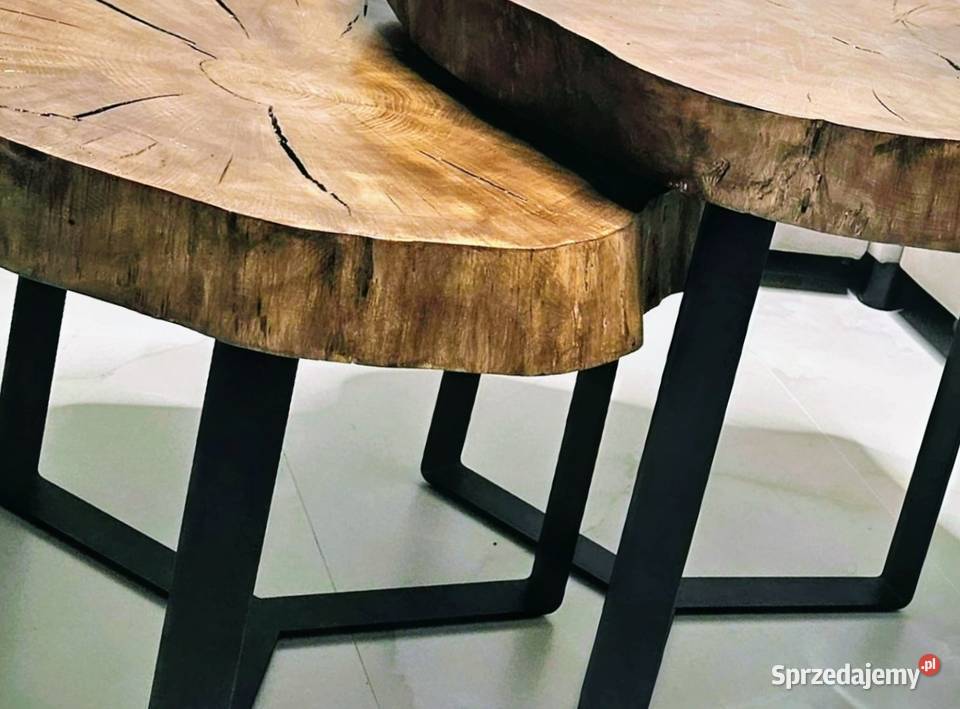 Plastry drewna na stoliki kawowe Wieluń