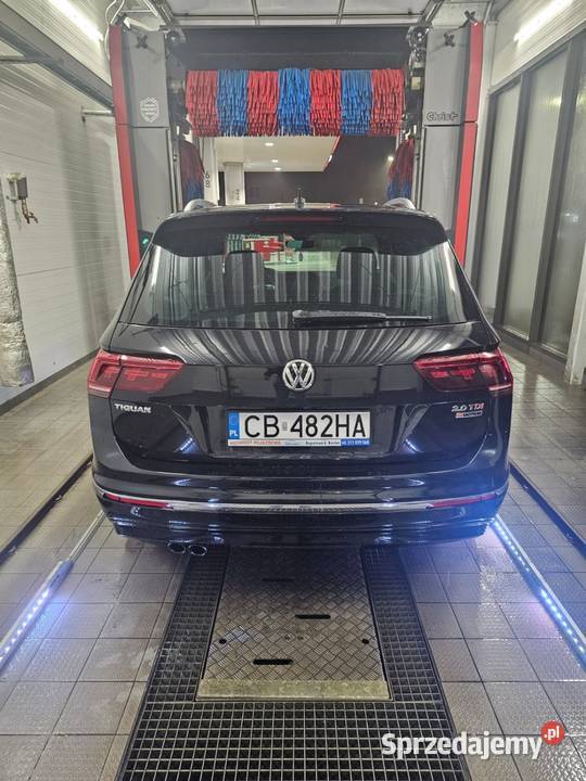 Vw Tiguan R Line 4x4 Polski Salon 1 właściciel CD Bydgoszcz sprzedam