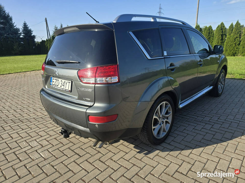 Citroen CCrosser 22hdi Skóry7 OsoboweNaviNapęd garażowany Kutno sprzedam