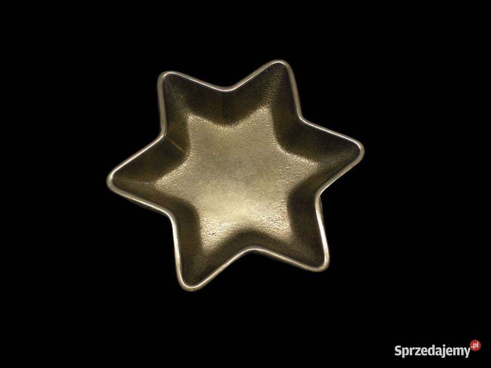 Mosiężna miseczka w kształcie gwiazdy Raszków