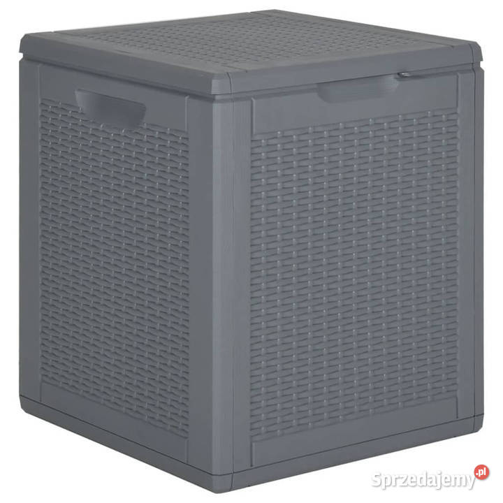 Skrzynia ogrodowa szara rattan PP 90 L WM364059 Warszawa sprzedam