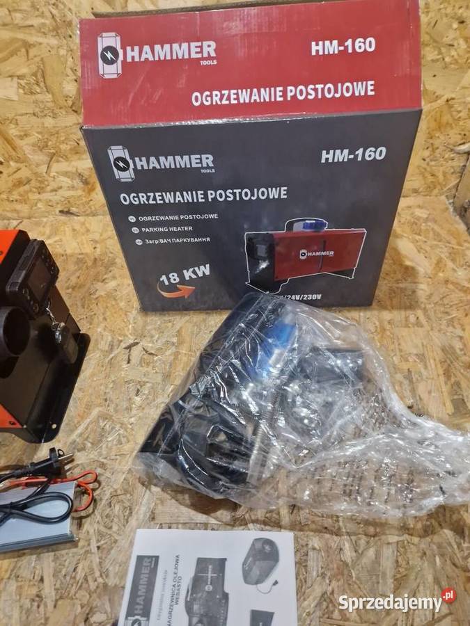 OGRZEWANIE POSTOJOWE 12v 230v NAGRZEWNICA