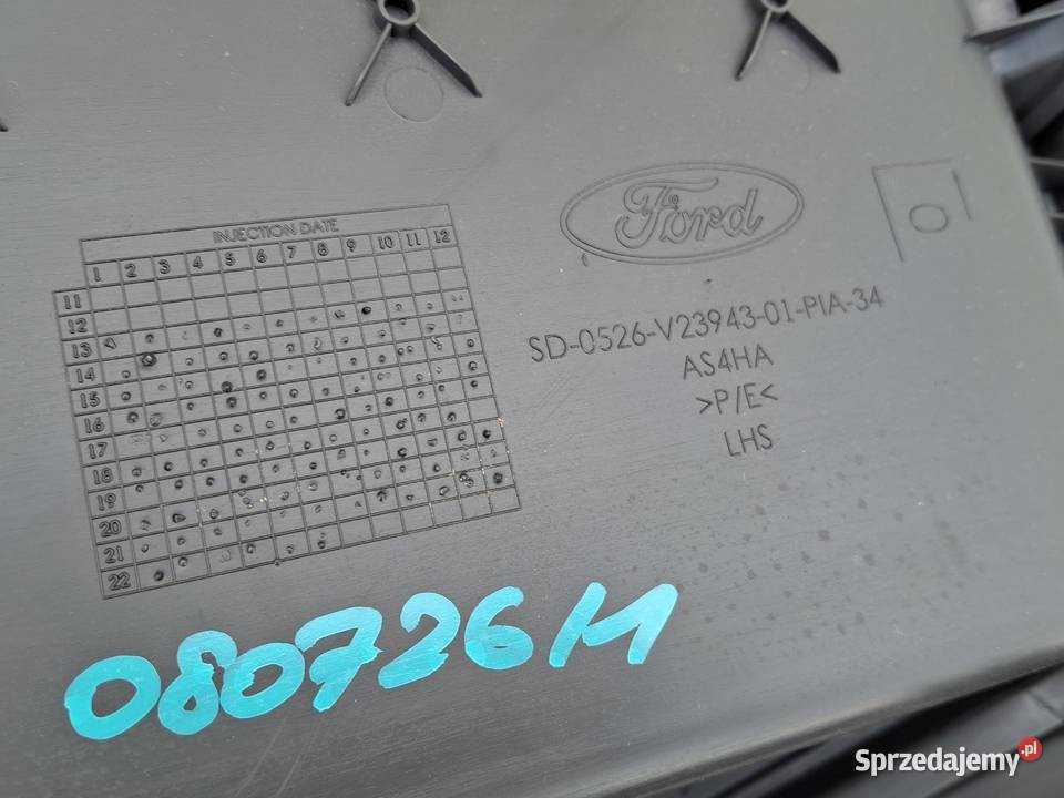 FORD TRANSIT MK8 BOCZEK TAPICERKA DRZWI LEWYCH Bieleń
