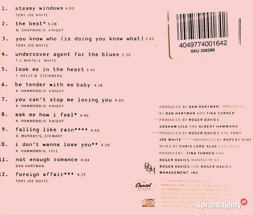 CD Nowa Wspaniały Album CD TINA TURNER Foreign Płyty i kasety Wyszków