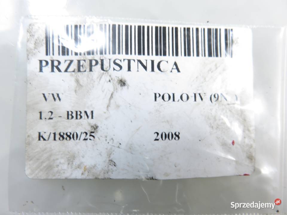 PRZEPUSTNICA VW POLO IV 9N 12 6V 60 BBM