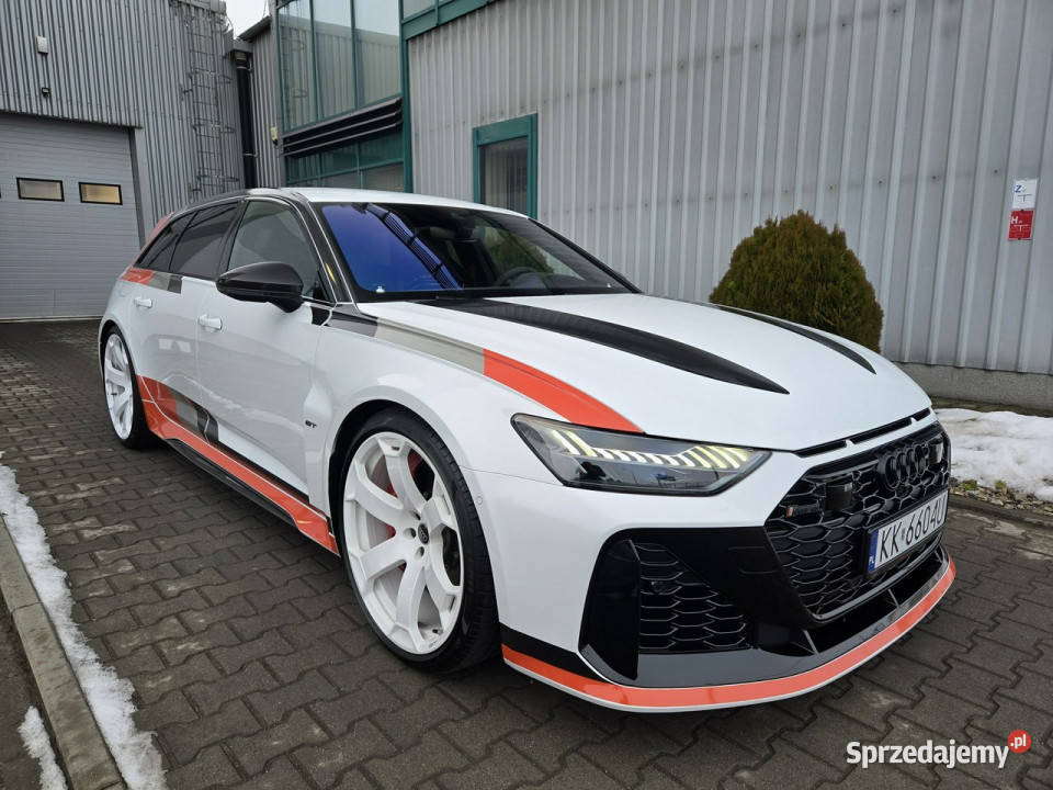 Audi RS6 Avant GT 1 z 660 Gwarancja 102028 asystent pasa ruchu Węgrzce
