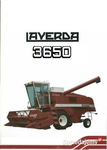 Fiat Laverda 3750 Instrukcja katalog obsługi Pozostałe Szamotuły sprzedam