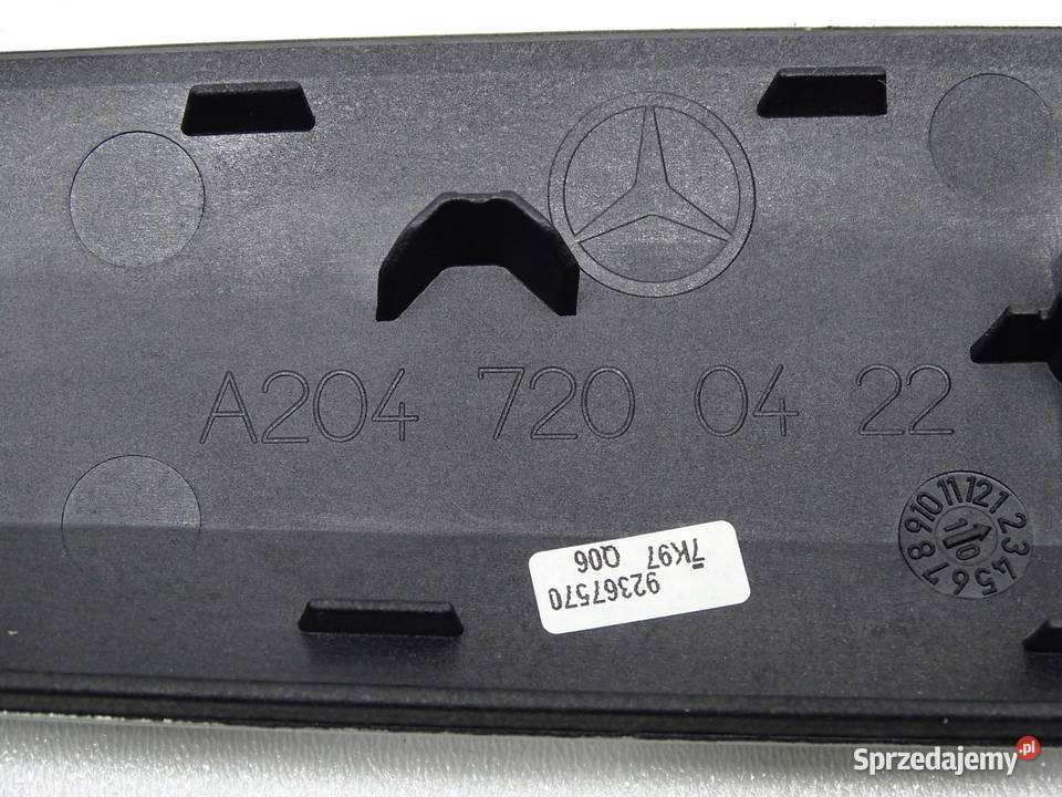 LISTWY WEWNETRZNE OZDOBNE MERCEDES W204 C KLASA