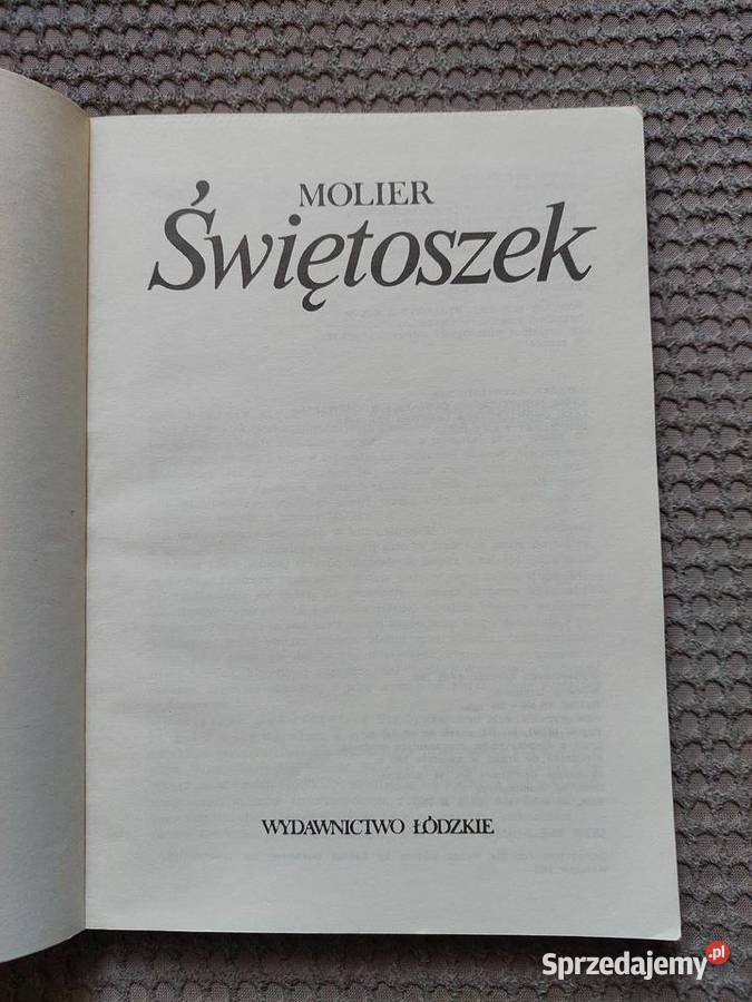 lektura Świętoszek Molier małopolskie Kraków