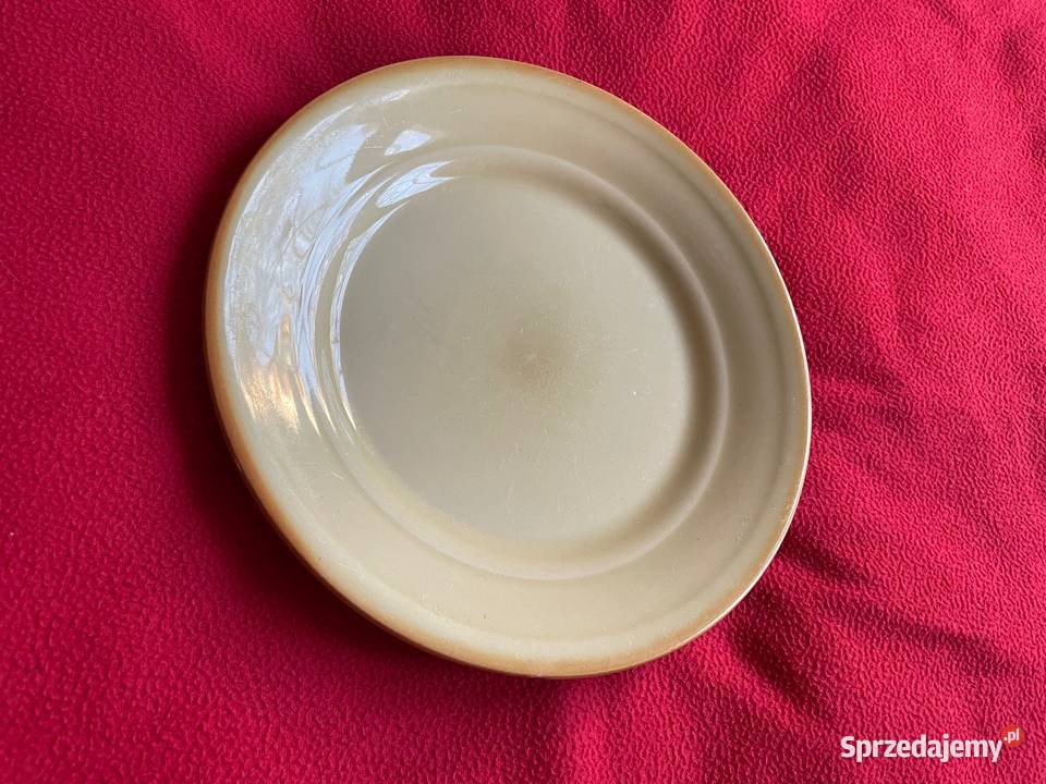 Stare talerze płaskie Tułowice PRL i Kołobrzeg