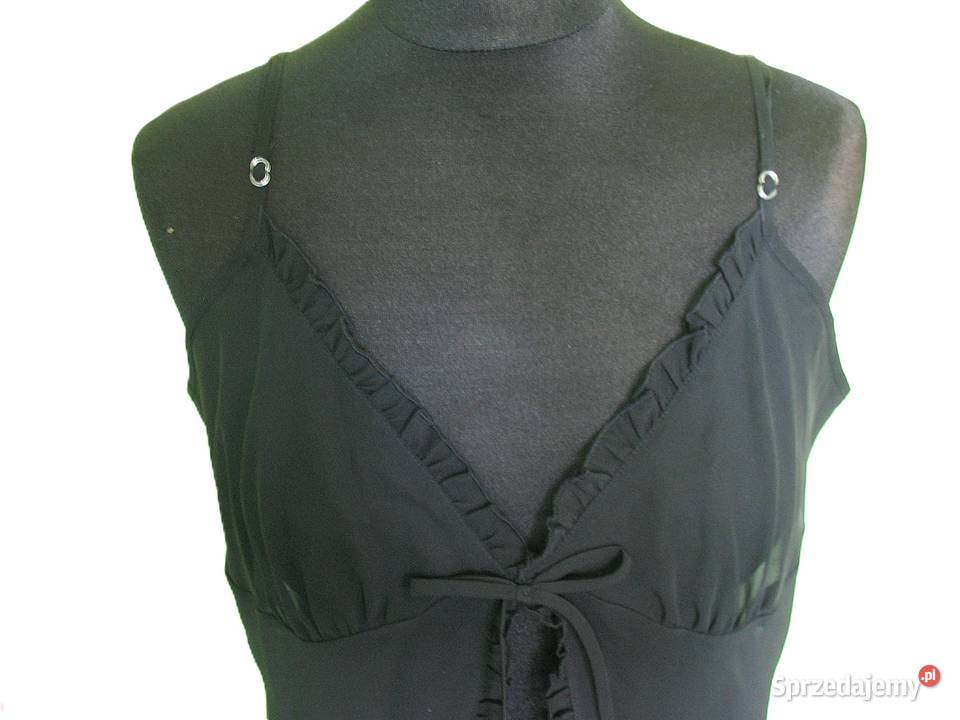 Bluzka koszulka Peniuar 42 XL 44 biust 110 czarny Siedlce