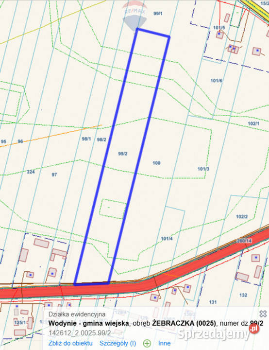 Działka pod zabudowę jednorodzinną bliźniaczą Grunty i działki Seroczyn sprzedam