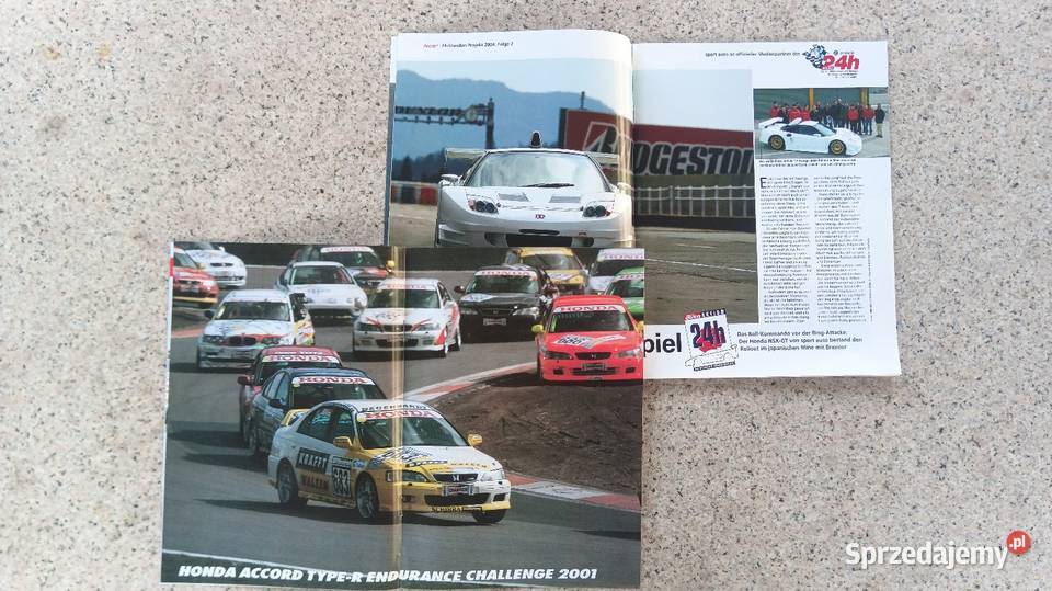 HONDA NSXR 24h Projekt 2004 Honda Racing Poradniki, albumy i reportaże Bytom sprzedam