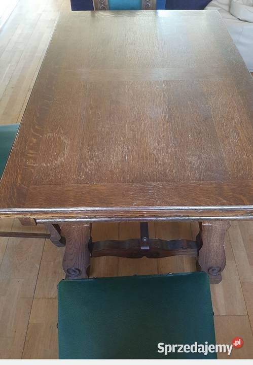 Stół z czterema krzesłami stylowy i piękny Katowice