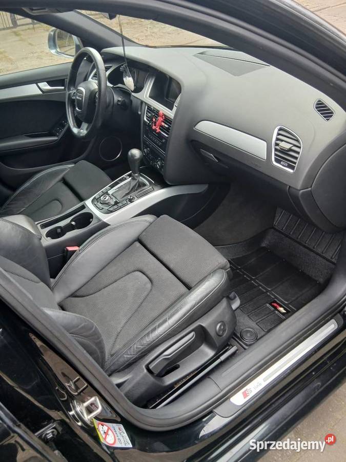 Audi A4 B8 18tsfi pełen SLine Czarne Elbląg