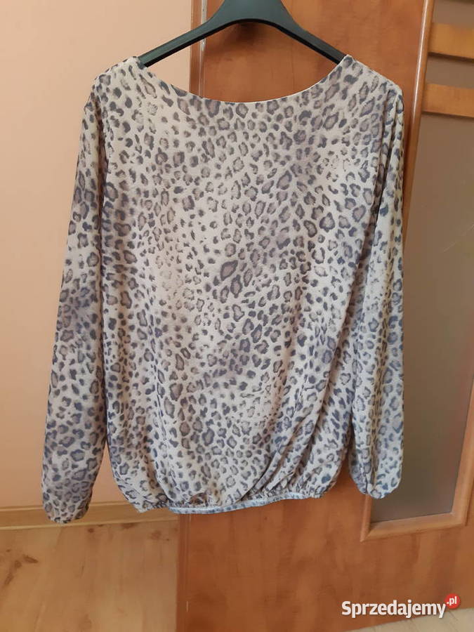 Piękna elegancka bluzka panterka rLXL 30zl Rozmiar 40(L) śląskie Pewel Wielka