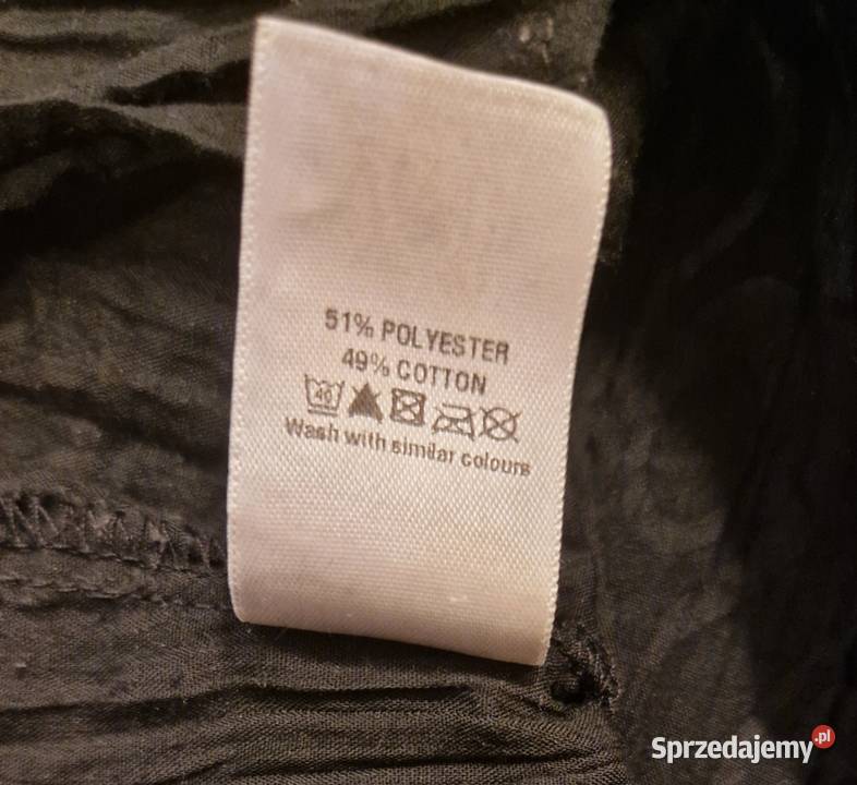 Damska letnia BLUZKA Wallis czarna rozpinana lubelskie