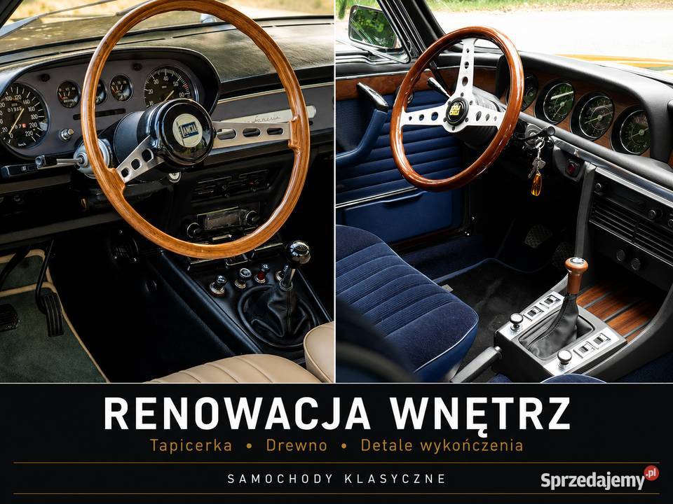 Renowacja naprawa wnętrz samochodowych zabytkowe Woźniki