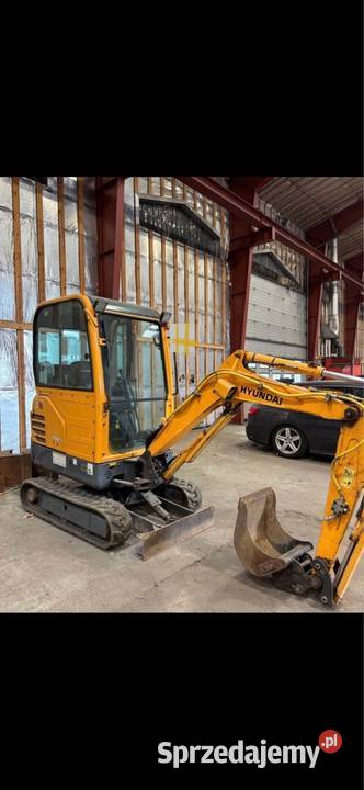 Minikoparka Hyundai Robex 189 2019r waga 2 tony Jeżów Sudecki