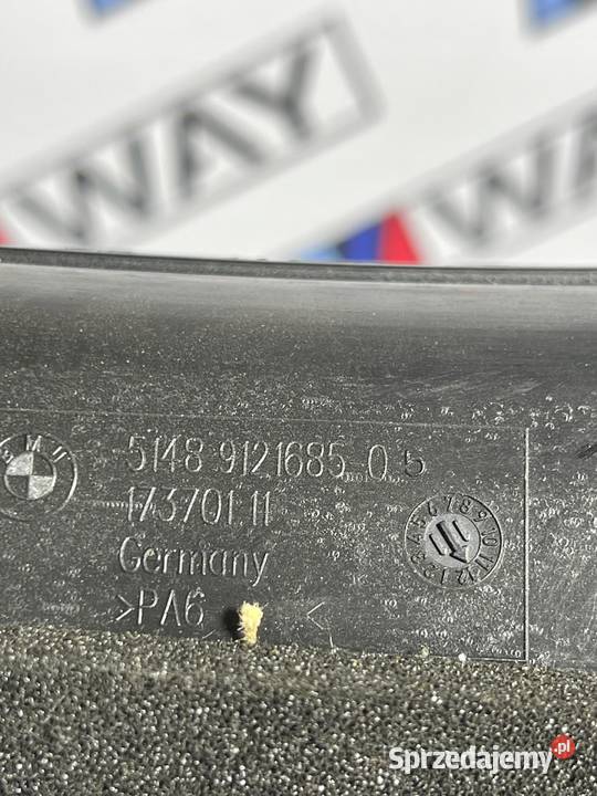 BMW F01 F10 F11 LISTWA OSŁONA PODSZYBIA 9121685