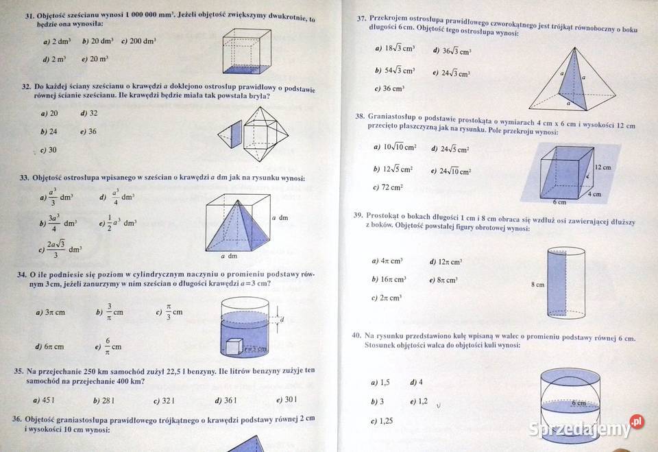 Paszport do szkoły śedniej Matematyka Klaudiusz