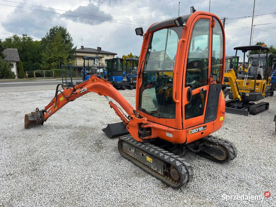 Minikoparka JCB 8018 z 2012r ładna 1800 Długie Koparki Maszyny budowlane