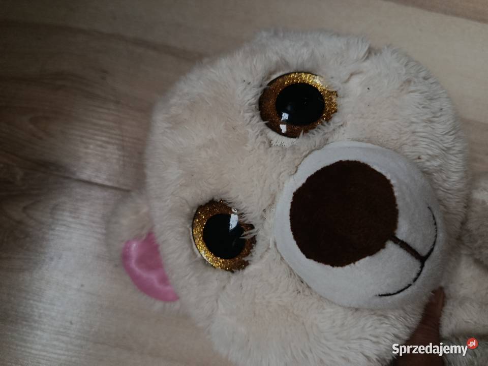 Miś duże brokatowe oczy śląskie Katowice sprzedam