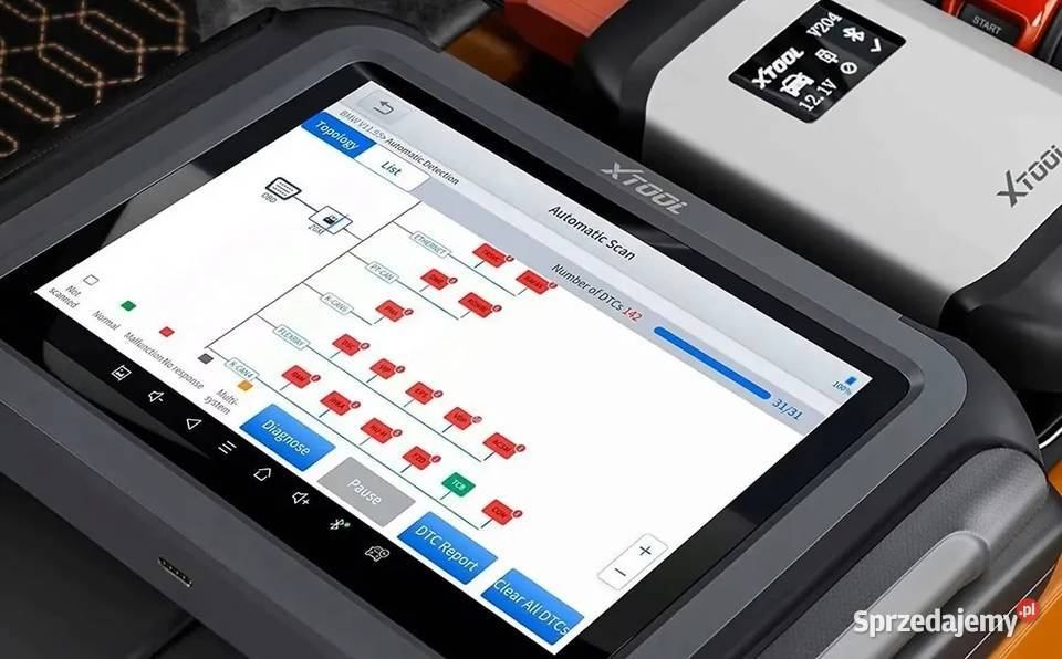 XTOOL D9S Pro TESTER DIAGNOSTYCZNY SKANER DoIP