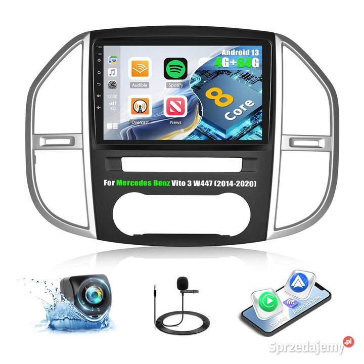 Radio Coche CAMECHO Android 13 10 8Core Carplay Rzeszów