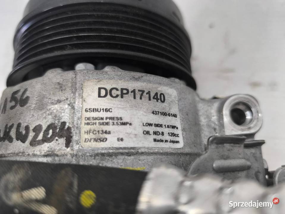 SPRĘŻARKA KLIMATYZACJI MERCEDES C W204 LIFT 18 osobowe wielkopolskie