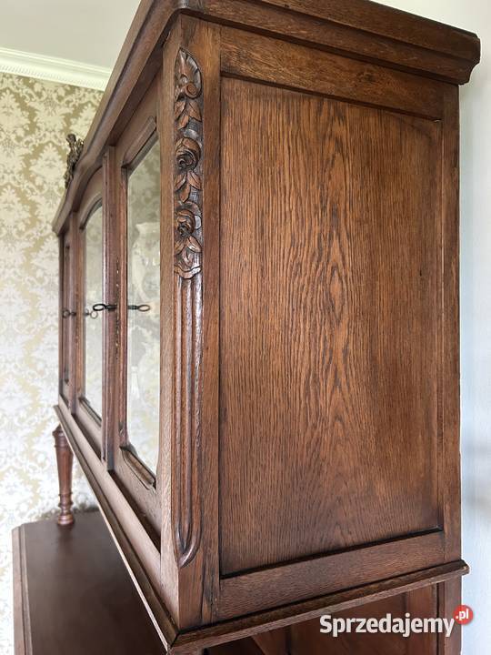 Piękny stary kredens komoda witryna Warszawa