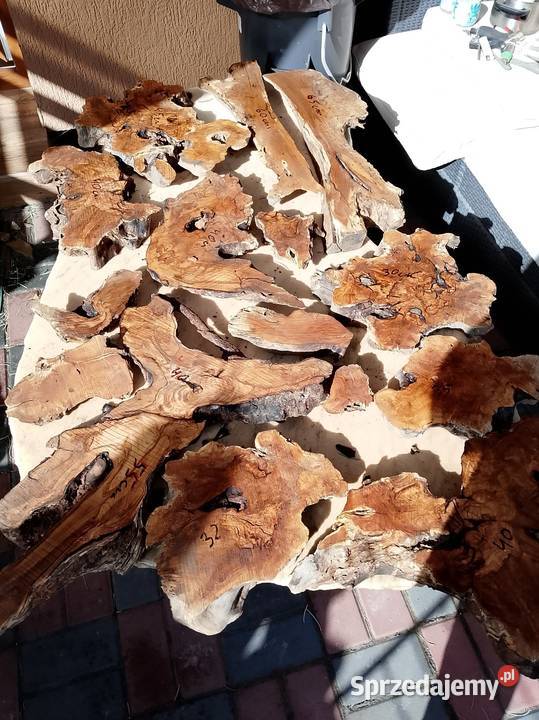 Drewno oliwne deski małe kawałki Nowy Tomyśl