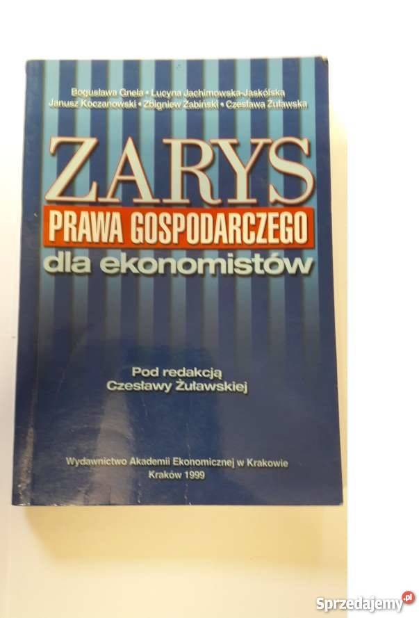 Zarys Prawa Gospodarczego Ekonomistów Żuławska Bądkowo