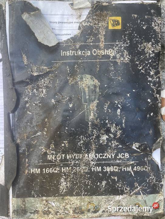 Instrukcja obsługi młot hydrauliczny JCB HM166Q Chełmiec