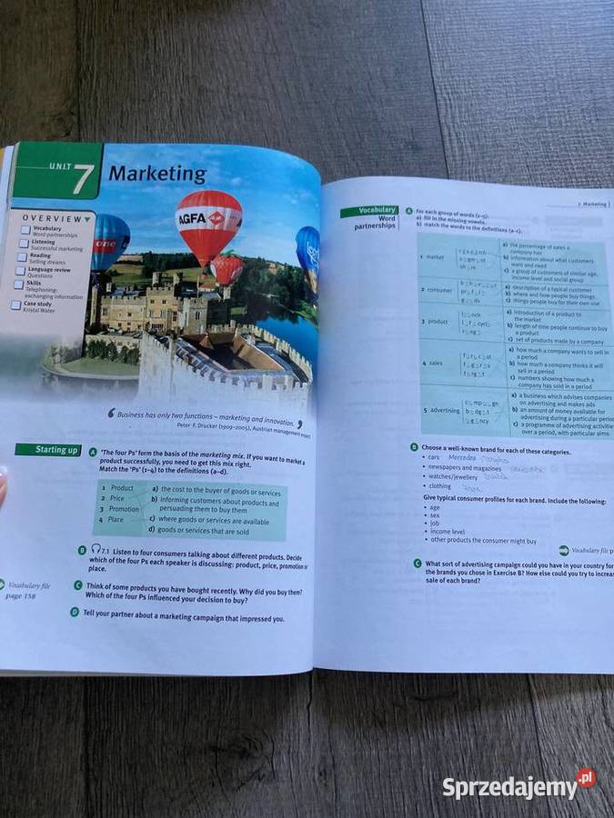 Komplet książek Market Leader business english Nisko