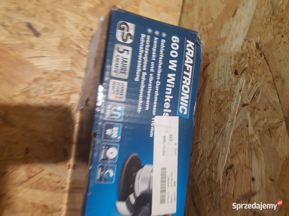 SZLIFIERKA KĄTOWA KRAFTRONIC KTWS 115 600 Wat Głogowa