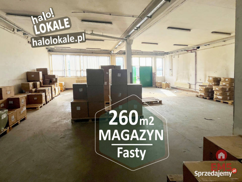 Ogłoszenie lokal Białystok 260m2 magazyn