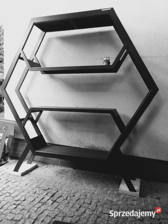 Regał na książki kwietniki loft super wygląd małopolskie Olkusz