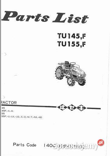 ISEKI TU150 TU160 TU170 TU145 TU155 katalog Kielce
