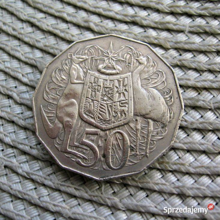 Australia 50 Cent 1978r wielkopolskie Kalisz