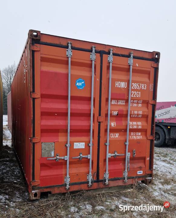 Sprzedam Kontener Morski 20 wym6x240m Magazyn Somianka-Parcele