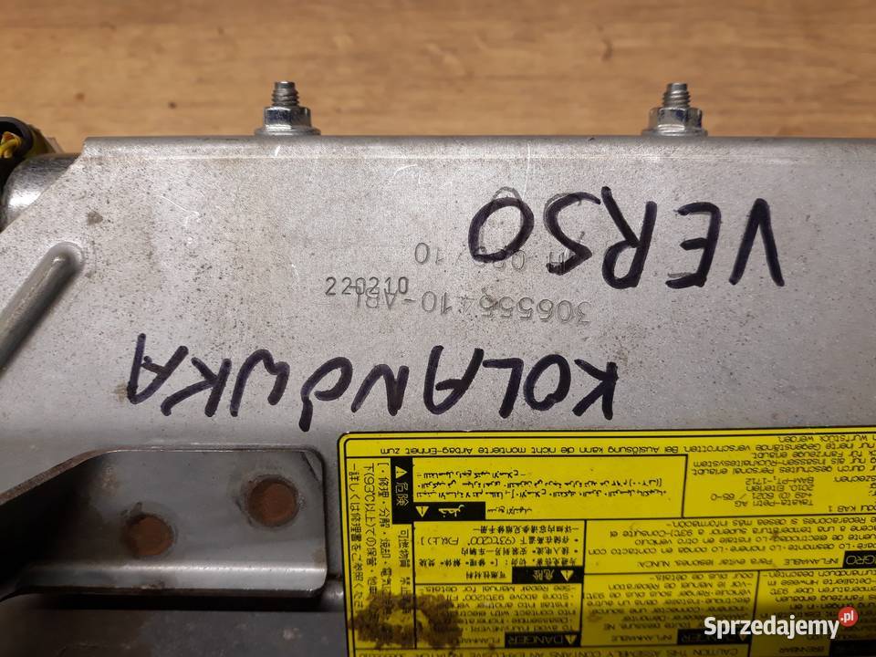 TOYOTA VERSO 09 PODUSZKA POWIETRZNA AIRBAG Międzychód