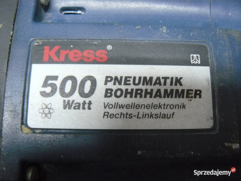 Młotowiertarka Kress walizka akcesoria Wiertarki i wkrętarki Nowa Sól