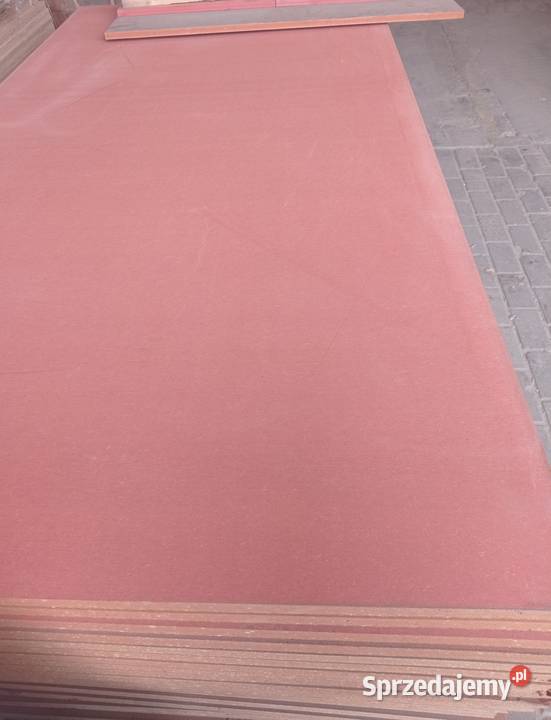 MDF 22 mm 2440x1220 czerwony ognioodporny Pozostałe Brzeźno sprzedam