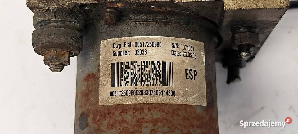 POMPA ABS HAMULCOWA PEUGEOT BOXER II Pozostałe kujawsko-pomorskie Lipno