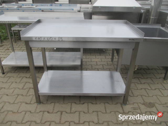 Stół Gastronomiczny Z Półką 1106085 Stal Ostrów Wielkopolski