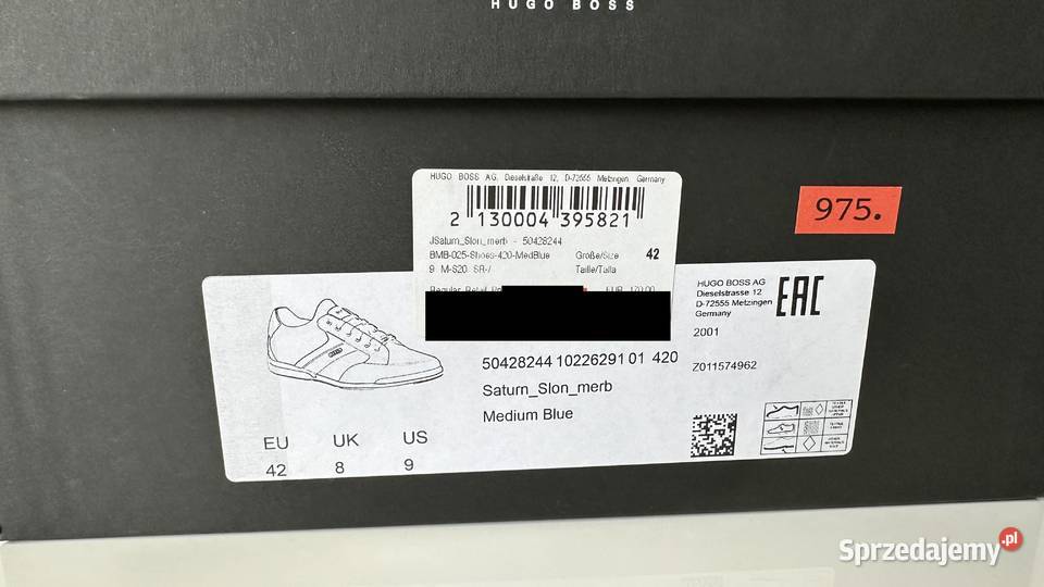 HUGO BOSS buty sportowe męskie rozmiar 42 Szczecin sprzedam