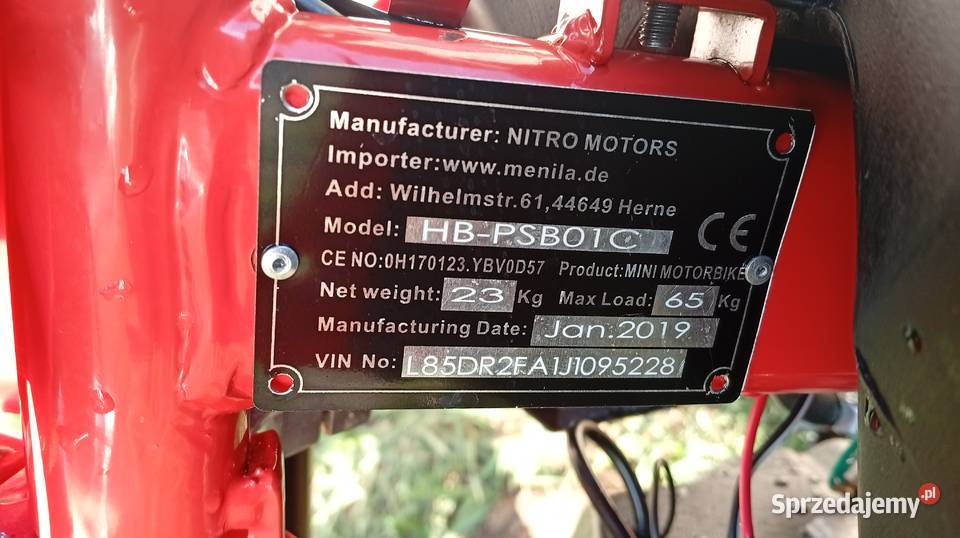 Pocket Cross Jackal nitro 50cc sprzedam