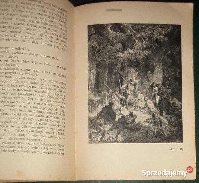 książka Kraszewski Stara Baśń 1953 ilustracje