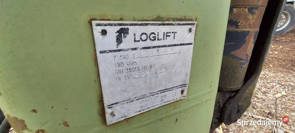 Żuraw HDS do drewna LOGLIFT F190S Sztabin